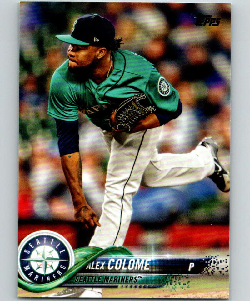 2018 Topps Update #US267 Alex Colome Like New Seattle Mariners  Image 1