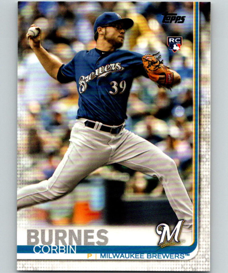 2019 Topps #94 Corbin Burnes MINT RC Rookie Milwaukee Brewers 07482