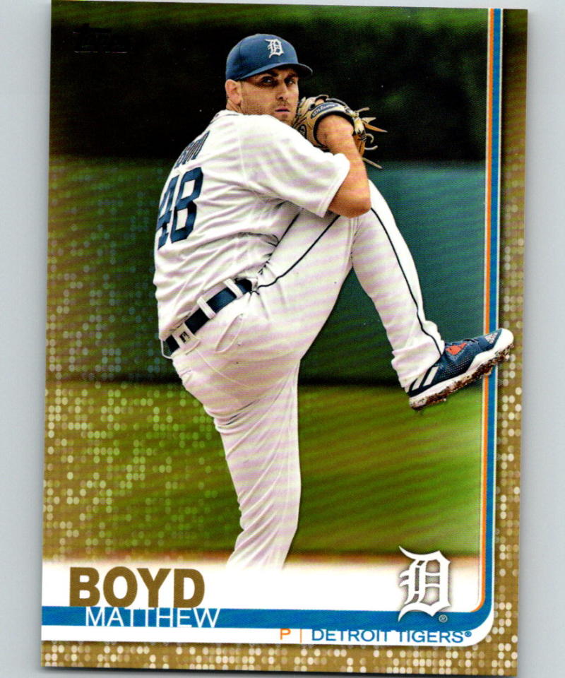 2019 Topps Gold #93 Matthew Boyd MINT 188/2019 Detroit Tigers 07499