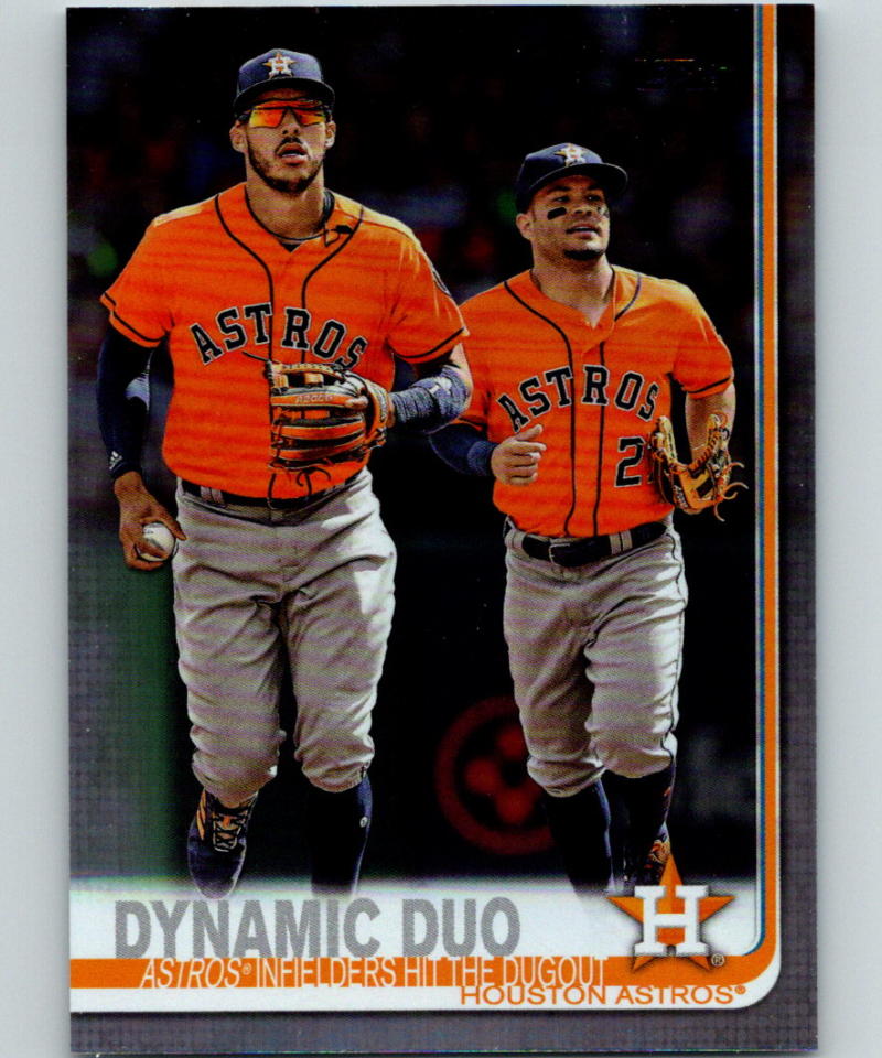 2019 Topps Rainbow Foil #294 Dynamic Duo MINT Houston Astros 07500 Image 1