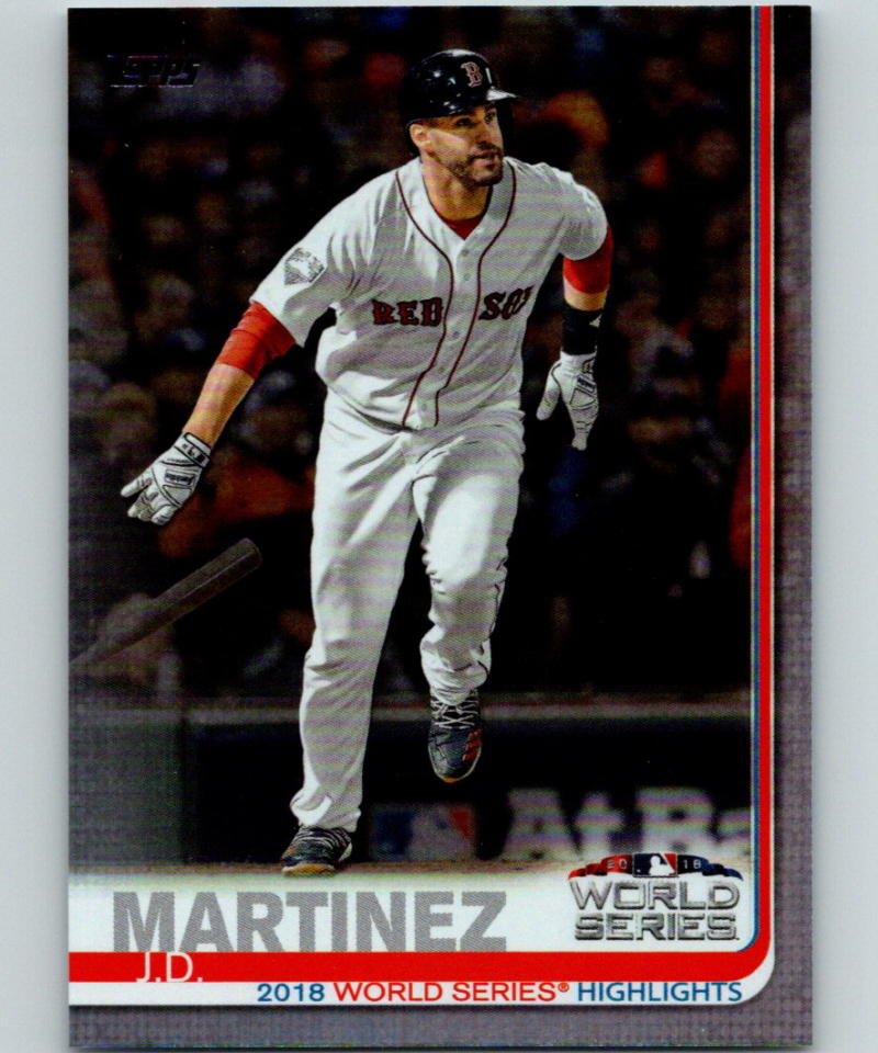 2019 Topps Rainbow Foil #76 J.D. Martinez MINT Boston Red Sox 07501 Image 1