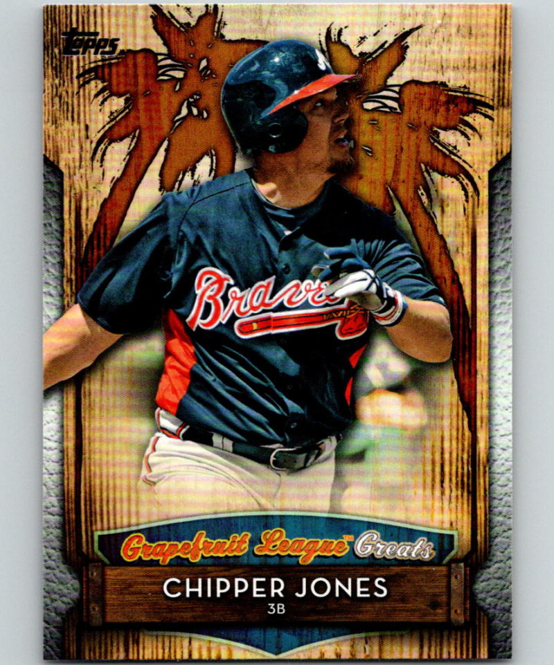 2019 Topps Grapefruit League Greats #GLG-16 Chipper Jones MINT Atlanta Braves 07512 Image 1