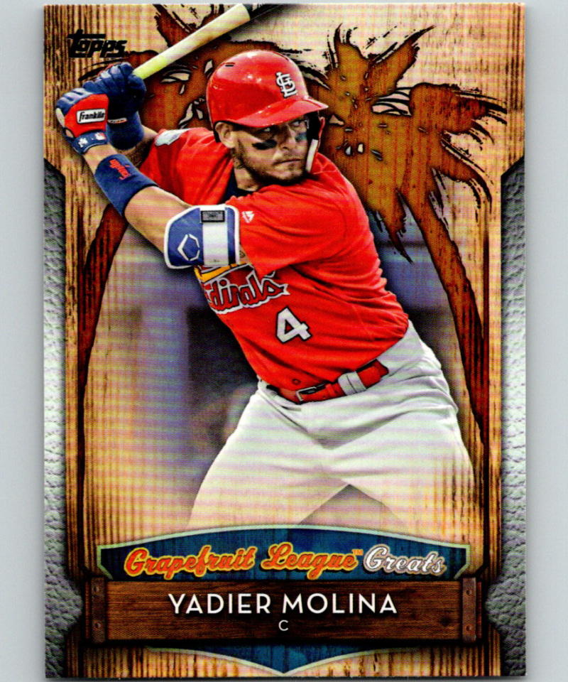 2019 Topps Grapefruit League Greats #GLG-30 Yadier Molina MINT St. Louis Cardinals 07515 Image 1