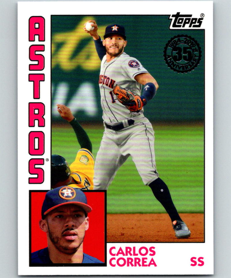 2019 Topps 1984 Topps #T84-92 Carlos Correa MINT Houston Astros 07520