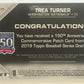 2019 Topps 150th Anniversary Commemorative Patches Trea Turner MINT 07524 Image 2