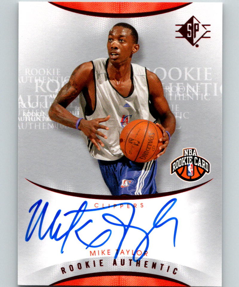 2008-09 SP Authentic Rookie Autographs #135 Mike Taylor Auto RC 07528 Image 1
