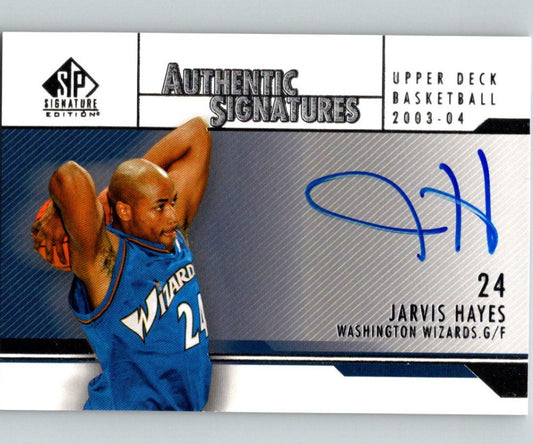 2003-04 SP Signature Edition Signatures Jarvis Hayes EXCH MINT Auto 07534 Image 1
