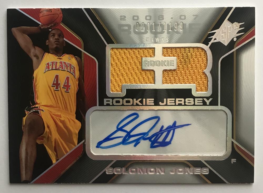 2006-07 Upper Deck SPx #129 Solomon Jones MINT RC Rookie 201/1199 07549 Image 1