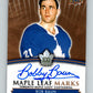 2017-18 Upper Deck Toronto Maple Leafs Centennial Marks Autographs Bob Baun 07564