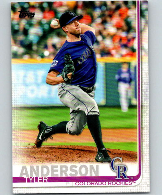 2019 Topps #2 Tyler Anderson Mint Colorado Rockies  Image 1