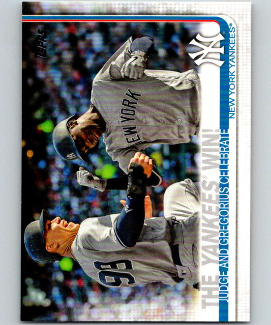 2019 Topps #14 The Yankees Win Mint New York Yankees  Image 1