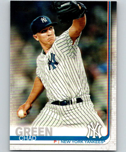 2019 Topps #25 Chad Green Mint New York Yankees  Image 1