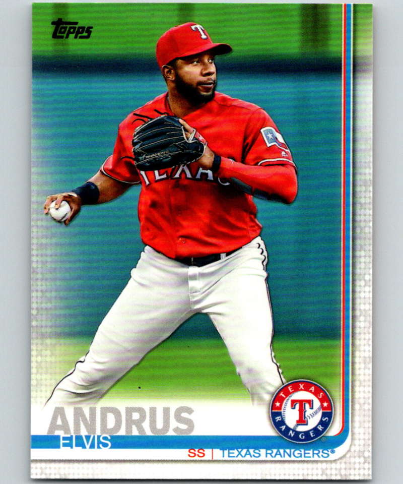 2019 Topps #62 Elvis Andrus Mint Texas Rangers  Image 1