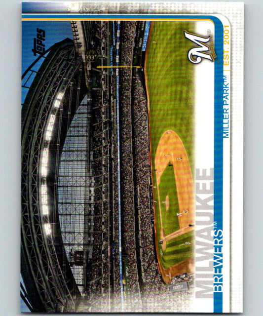 2019 Topps #79 Miller Park Mint Milwaukee Brewers  Image 1