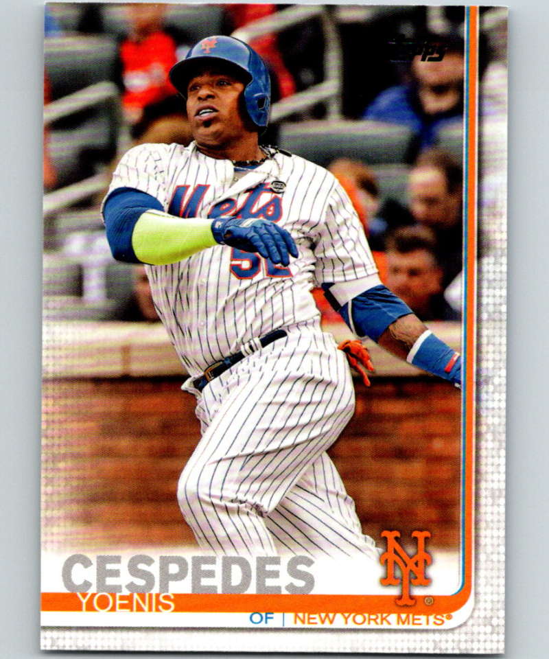 2019 Topps #128 Yoenis Cespedes Mint New York Mets  Image 1