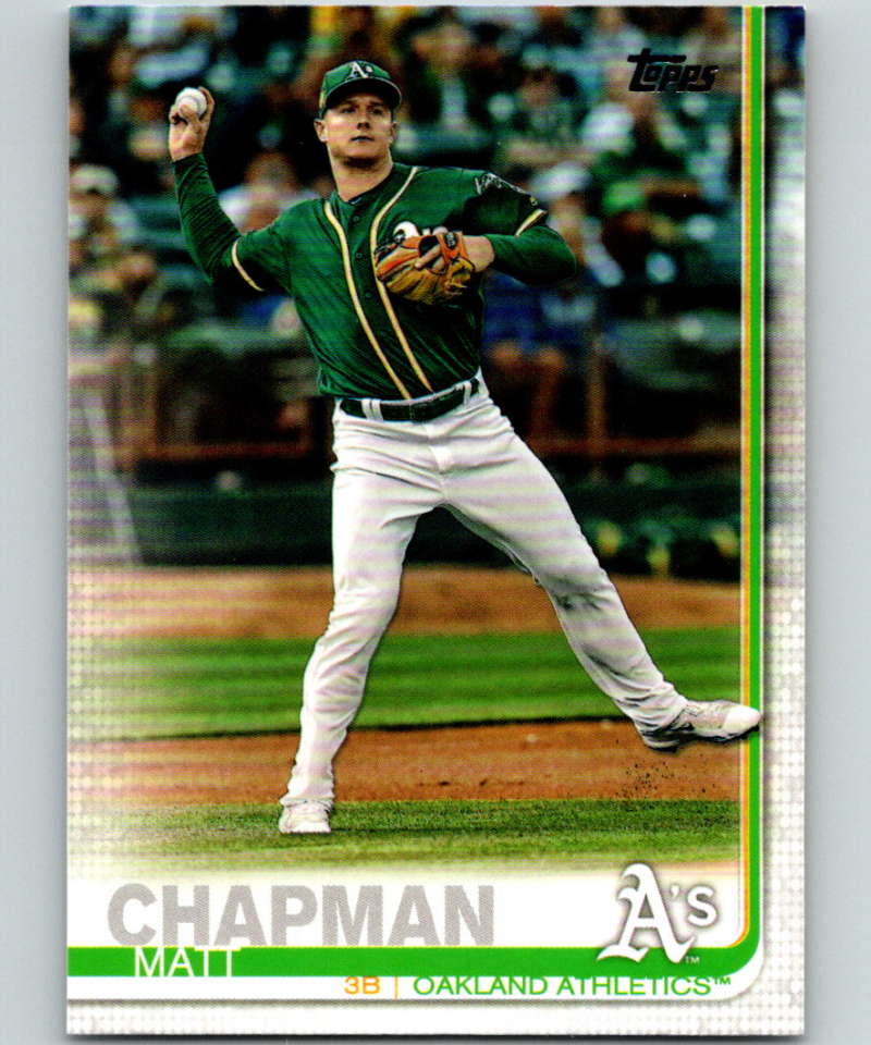2019 Topps #166 Matt Chapman Mint Oakland Athletics  Image 1