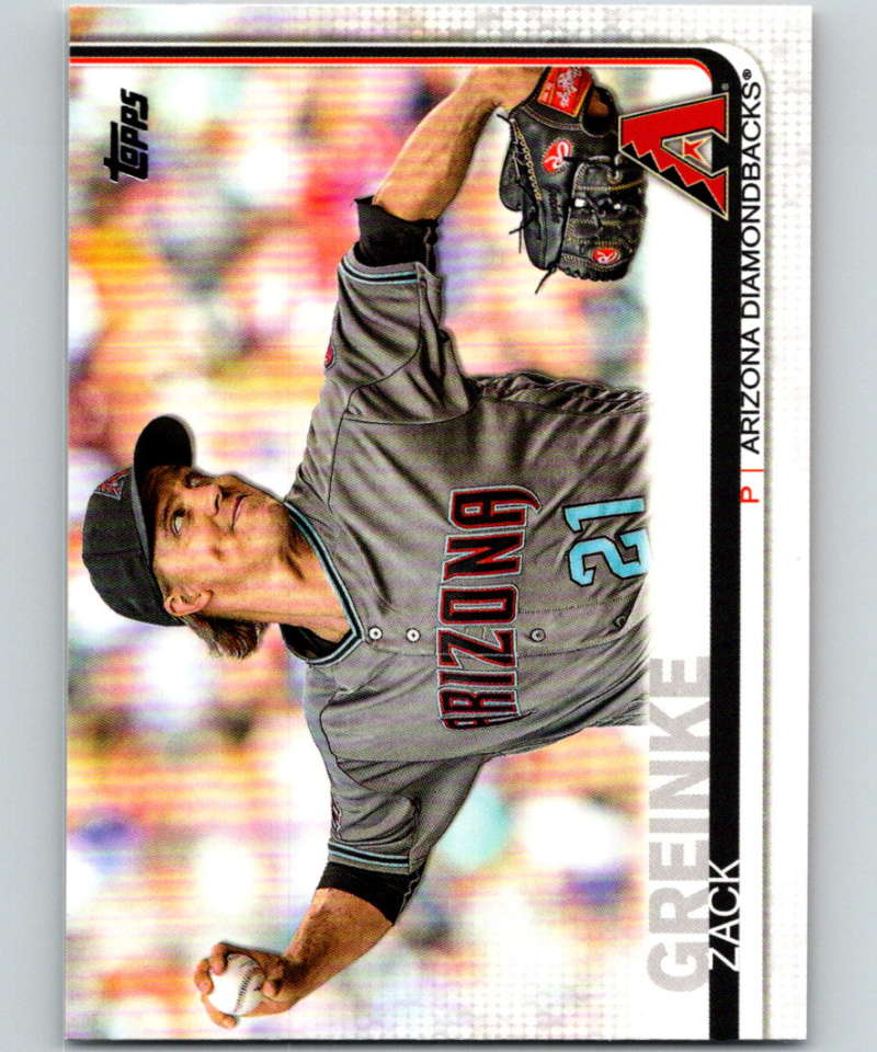 2019 Topps #222 Zack Greinke Mint Arizona Diamondbacks  Image 1