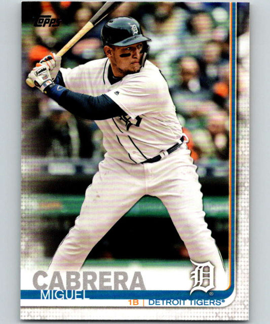 2019 Topps #230 Miguel Cabrera Mint Detroit Tigers  Image 1