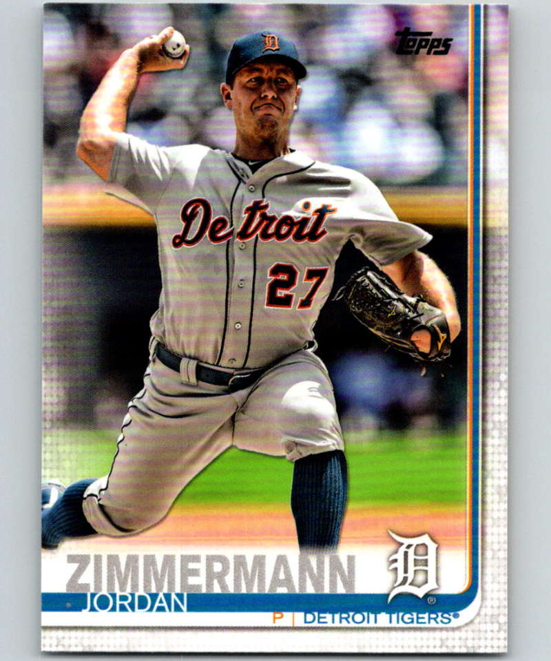 2019 Topps #249 Jordan Zimmermann Mint Detroit Tigers  Image 1