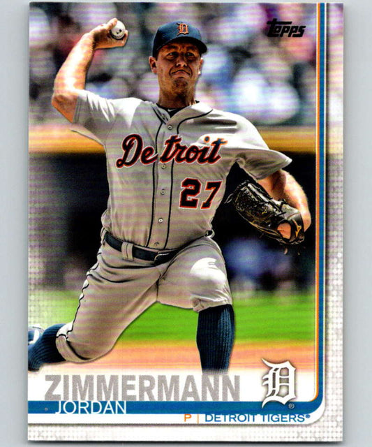 2019 Topps #249 Jordan Zimmermann Mint Detroit Tigers  Image 1