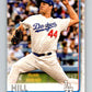 2019 Topps #283 Rich Hill Mint Los Angeles Dodgers  Image 1