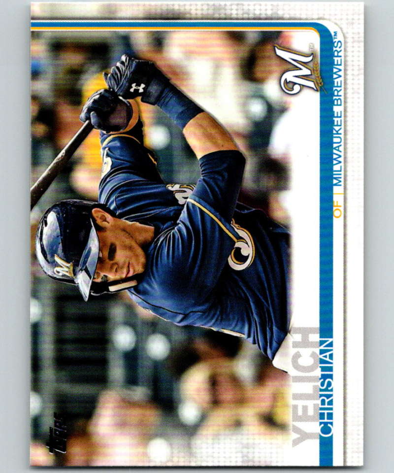 2019 Topps #300 Christian Yelich Mint Milwaukee Brewers  Image 1