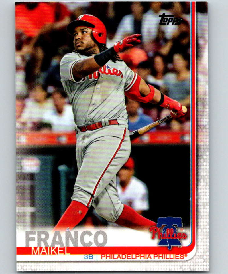 2019 Topps #327 Maikel Franco Mint Philadelphia Phillies  Image 1