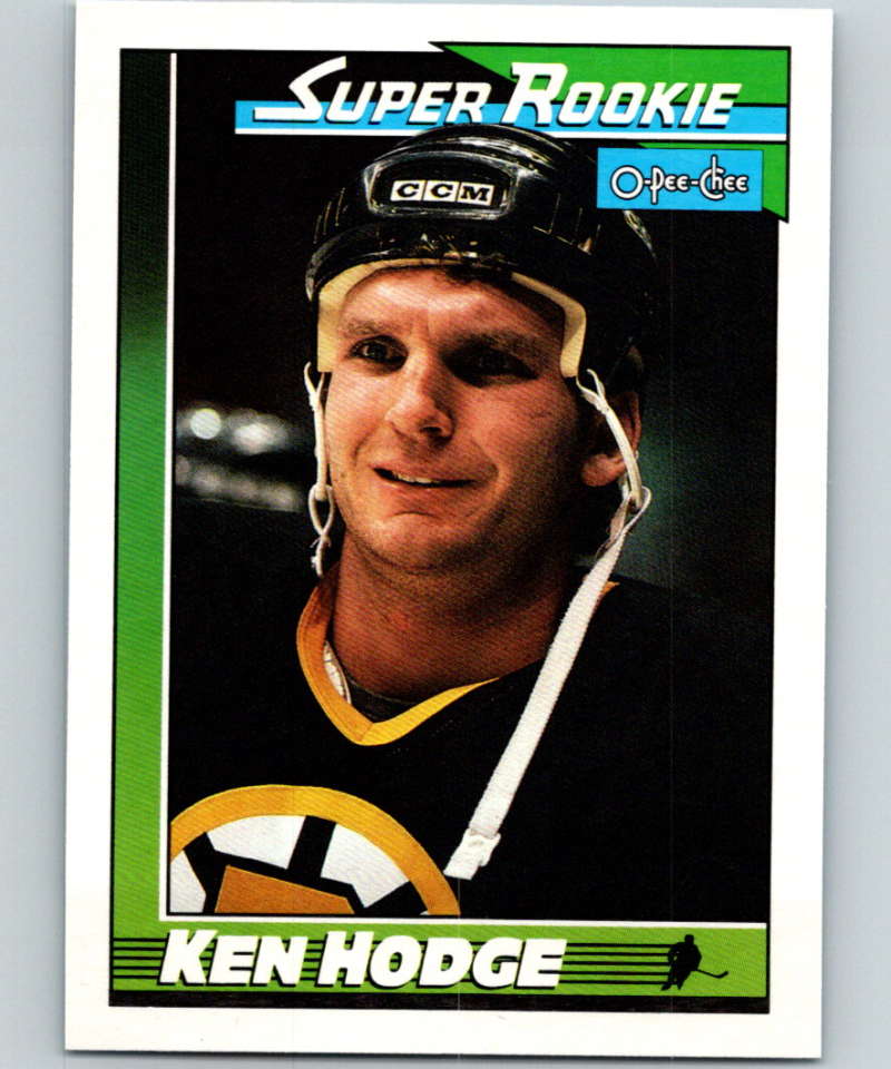 1991-92 O-Pee-Chee #5 Ken Hodge Jr. SR Mint RC Rookie Boston Bruins  Image 1