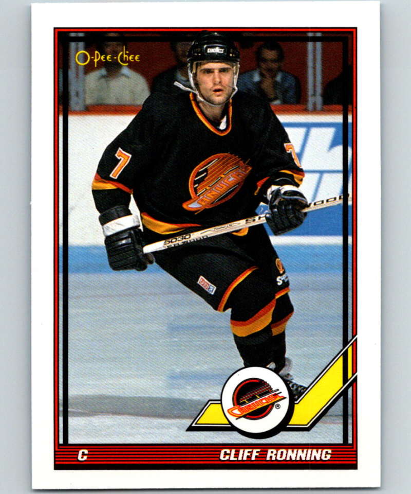 1991-92 O-Pee-Chee #59 Cliff Ronning Mint Vancouver Canucks  Image 1