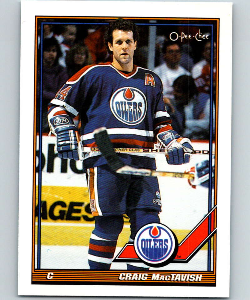 1991-92 O-Pee-Chee #63 Craig MacTavish Mint Edmonton Oilers  Image 1