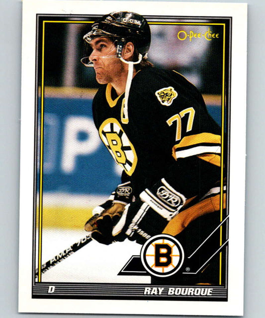 1991-92 O-Pee-Chee #66 Ray Bourque Mint Boston Bruins