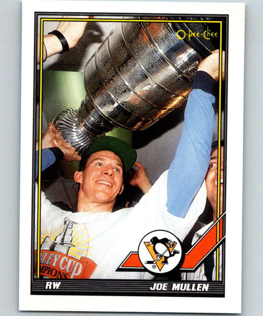1991-92 O-Pee-Chee #69 Joe Mullen Mint Calgary Flames  Image 1