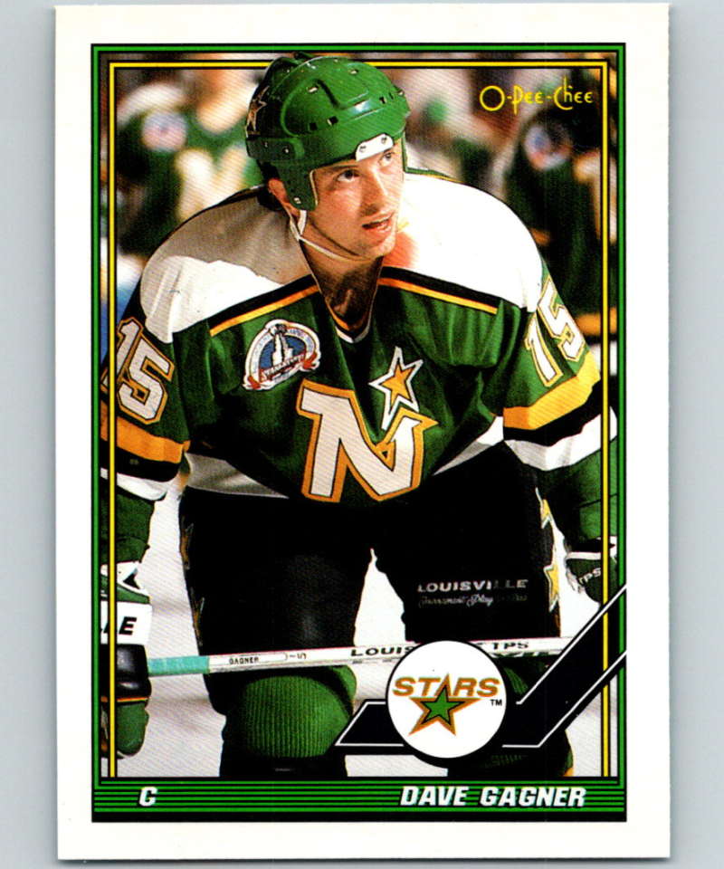 1991-92 O-Pee-Chee #74 Dave Gagner Mint Minnesota North Stars  Image 1