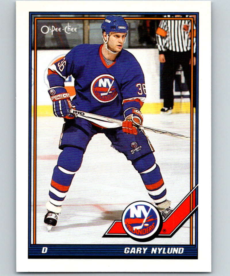 1991-92 O-Pee-Chee #101 Gary Nylund Mint New York Islanders  Image 1