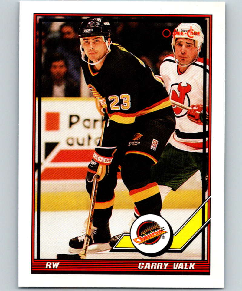 1991-92 O-Pee-Chee #117 Garry Valk Mint Vancouver Canucks  Image 1