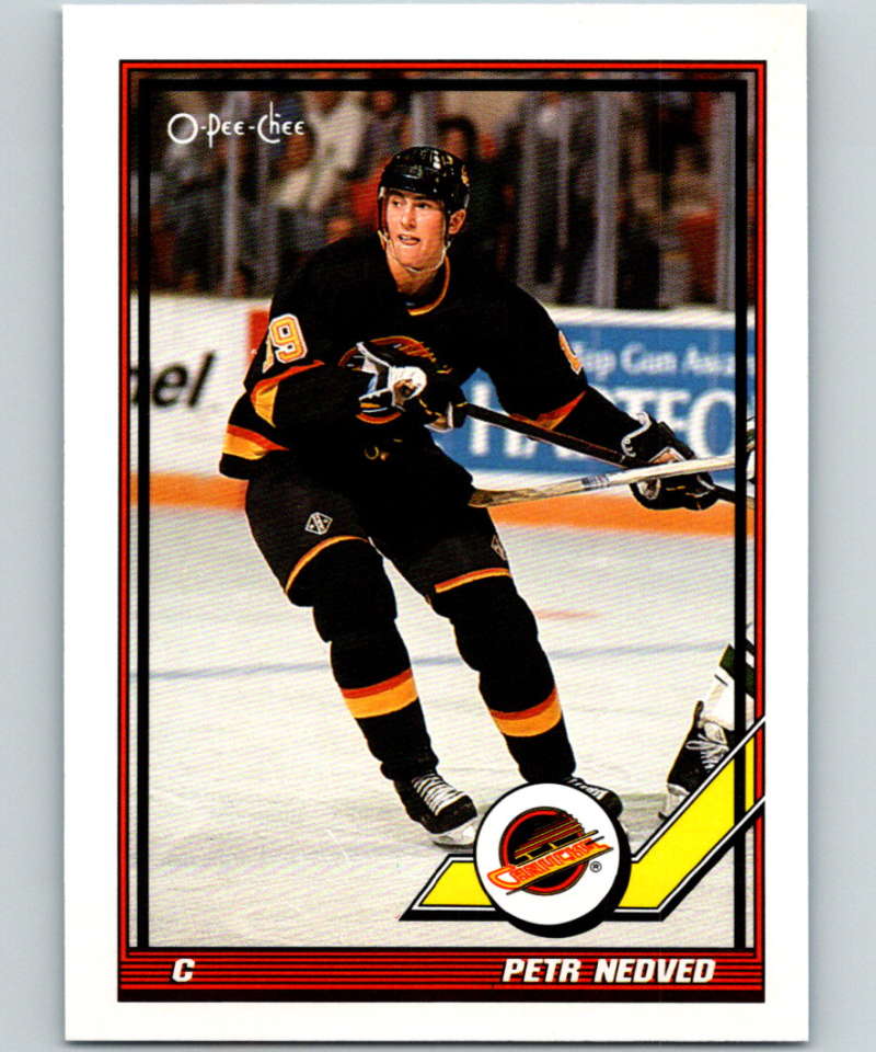 1991-92 O-Pee-Chee #141 Petr Nedved Mint Vancouver Canucks