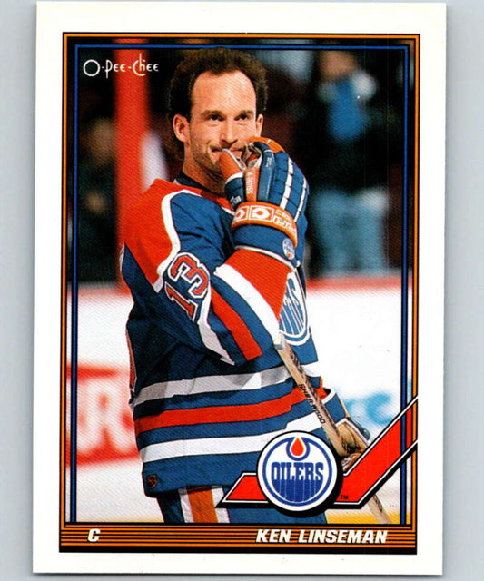 1991-92 O-Pee-Chee #146 Ken Linseman Mint Edmonton Oilers