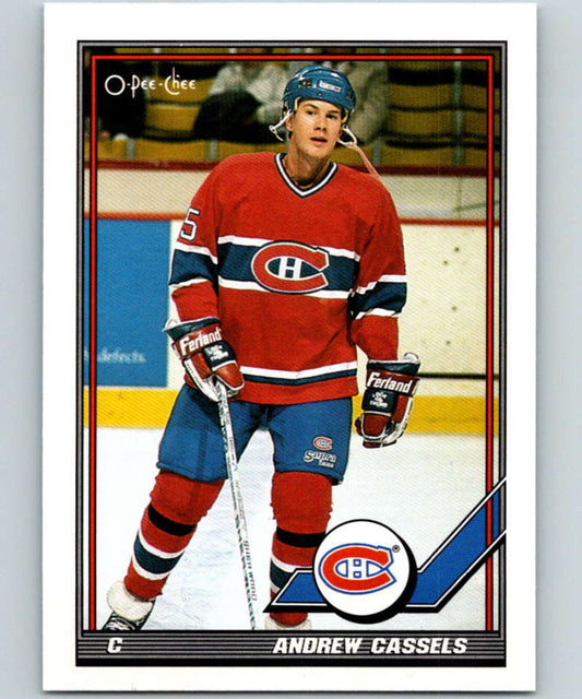 1991-92 O-Pee-Chee #176 Andrew Cassels Mint Montreal Canadiens