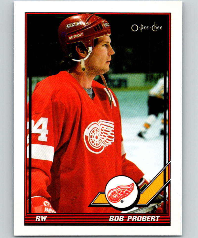 1991-92 O-Pee-Chee #198 Bob Probert Mint Detroit Red Wings