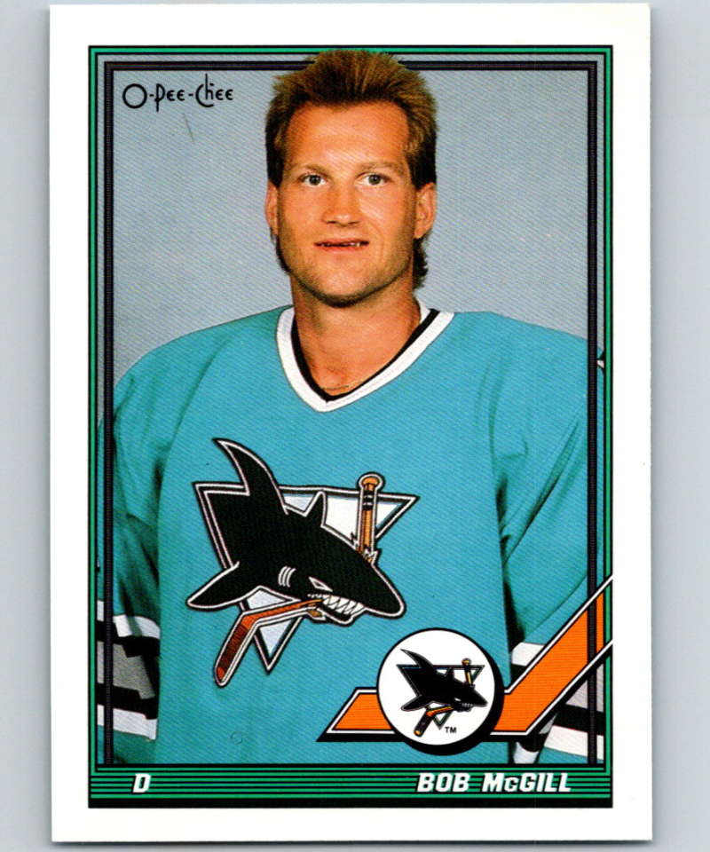 1991-92 O-Pee-Chee #216 Bob McGill Mint Chicago Blackhawks  Image 1