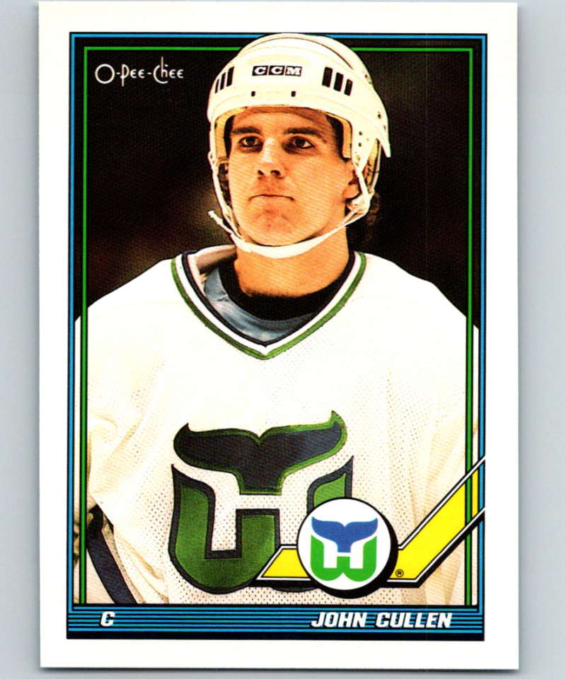 1991-92 O-Pee-Chee #226 John Cullen Mint Hartford Whalers  Image 1