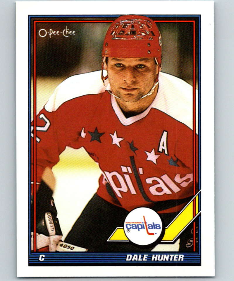 1991-92 O-Pee-Chee #229 Dale Hunter Mint Washington Capitals  Image 1