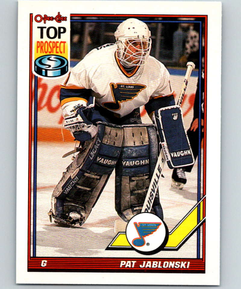 1991-92 O-Pee-Chee #246 Pat Jablonski Mint RC Rookie St. Louis Blues  Image 1