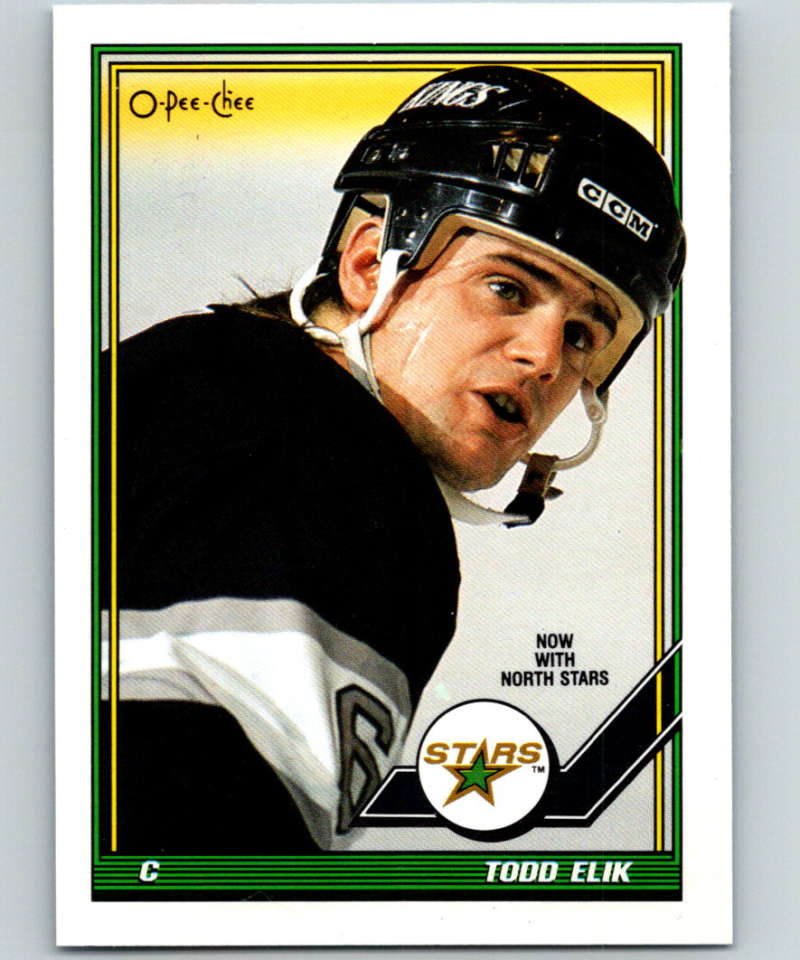 1991-92 O-Pee-Chee #251 Todd Elik Mint Los Angeles Kings  Image 1