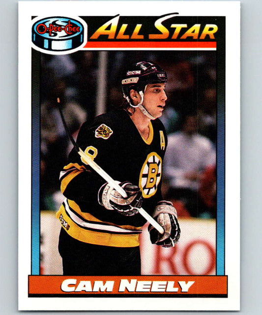 1991-92 O-Pee-Chee #266 Cam Neely AS Mint Boston Bruins  Image 1