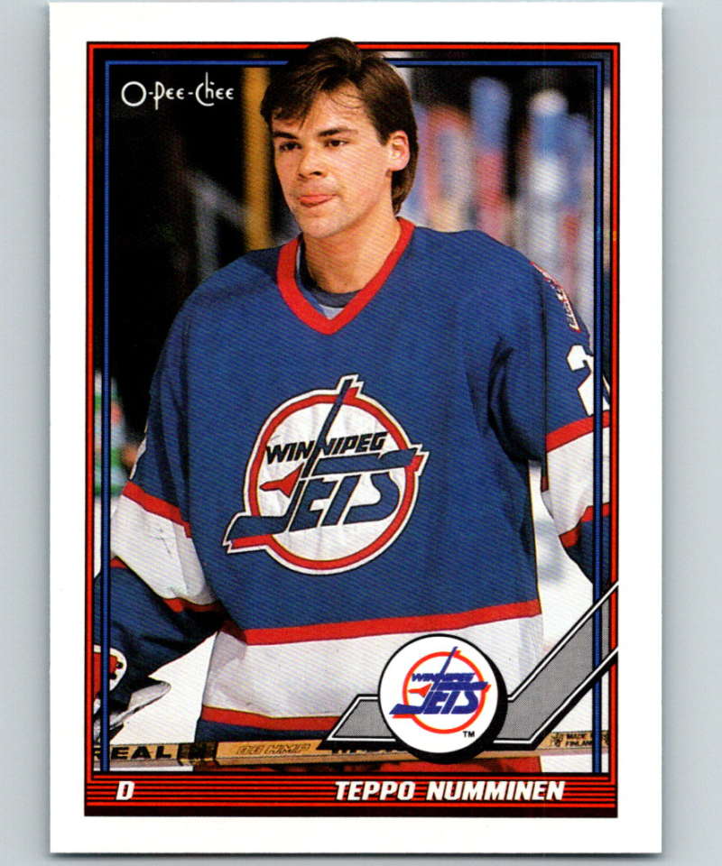 1991-92 O-Pee-Chee #274 Teppo Numminen Mint Winnipeg Jets  Image 1