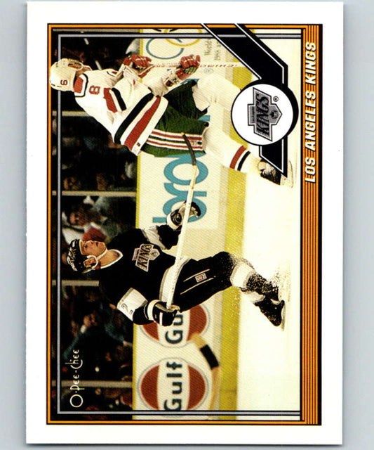 1991-92 O-Pee-Chee #283 Kings Team Mint Los Angeles Kings  Image 1