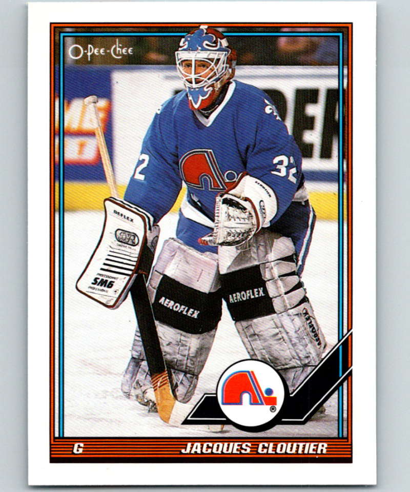 1991-92 O-Pee-Chee #286 Jacques Cloutier Mint Quebec Nordiques  Image 1