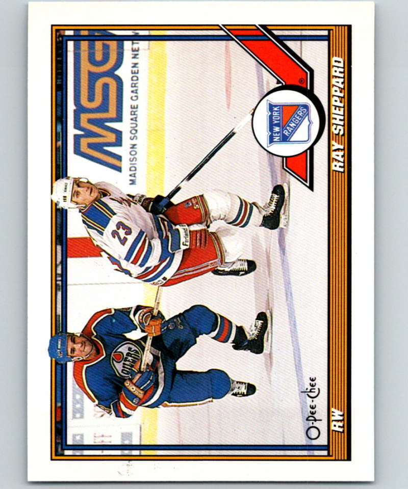 1991-92 O-Pee-Chee #289 Ray Sheppard Mint New York Rangers