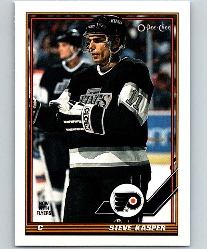 1991-92 O-Pee-Chee #302 Steve Kasper Mint Los Angeles Kings  Image 1